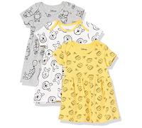 Amazon Essentials Disney | Marvel | Star Wars | Princess Baby Mädchen Kleider, 3er-Pack, Winnie The Pooh Oh Bother!, 24 Monate