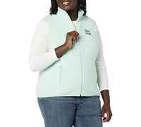 Amazon Essentials Disney | Marvel | Star Wars | Princess Damen Polarfleece-Westen, Marvel Comic Logo, L