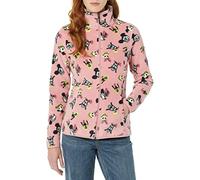 Amazon Essentials Disney | Marvel | Star Wars | Princess Damen Strickfleece-Jacke mit durchgehendem Reißverschluss und Stehkragen, Minnie und Freunde, M