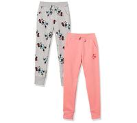 Amazon Essentials Disney | Marvel | Star Wars | Princess Mädchen Fleece-Jogginghose, 2er-Pack, Minnie-Symbole, 11-12 Jahre