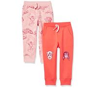 Amazon Essentials Disney | Marvel | Star Wars | Princess Mädchen Fleece-Jogginghose, 2er-Pack, Rosa Marvel Avengers, 8 Jahre