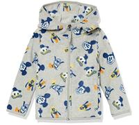 Amazon Essentials Disney | Marvel | Star Wars | Princess Mädchen Polar-Fleecejacke mit durchgehendem Reißverschluss und Kapuze, Mickey und Freunde, 8 Jahre