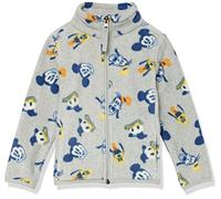 Amazon Essentials Disney | Marvel | Star Wars | Princess Mädchen Polarfleece-Jacke mit durchgehendem Reißverschluss und Stehkragen, Mickey und Freunde, 5 Jahre