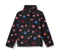 Amazon Essentials Disney | Marvel | Star Wars | Princess Mädchen Polarfleece-Jacke mit durchgehendem Reißverschluss und Stehkragen, Star Wars Rebel, 8 Jahre