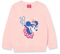 Amazon Essentials Disney | Marvel | Star Wars | Princess Mädchen Pullover mit Rundhalsausschnitt, Minnie Peace - Girls, 8 Jahre