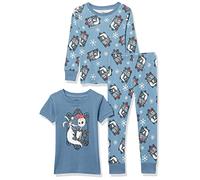 Amazon Essentials Disney | Marvel | Star Wars Unisex Kinder Eng anliegende Baumwoll-Schlafanzüge, Nightmare Santa Jack, 6-7 Jahre
