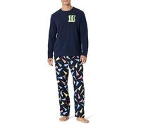 Amazon Essentials Harry Potter - DC Comics - Looney Tunes Herren Schlafanzug-Schlaf-Sets Flanell, Hogwarts-wimpel, XS