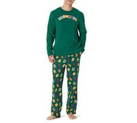 Amazon Essentials Harry Potter - DC Comics - Looney Tunes Herren Schlafanzug-Schlaf-Sets Flanell, Hogwarts-briefe, XS