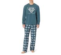 Amazon Essentials Harry Potter - DC Comics - Looney Tunes Herren Schlafanzug-Schlaf-Sets Flanell, Superman, XXL