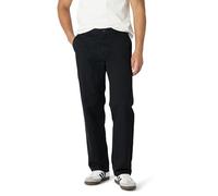 Amazon Essentials Herren Chinohose Aus Baumwolle Mit Lockerer Passform, Schwarz, 36W / 34L
