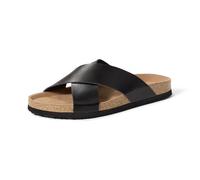 Amazon Essentials Herren Crossover Sandalen, Schwarz, 12
