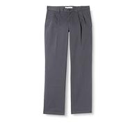 Amazon Essentials Herren Knitterfreie Chinohose mit klassischer Passform und Bügelfalte (erhältlich in Big & Tall), Dunkelgrau, 38W / 36L