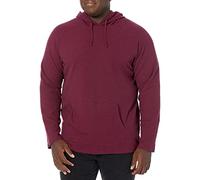 Amazon Essentials Herren Langärmeliger Thermo-Kapuzenpullover aus Flammgarn (Früher Goodthreads), Burgunderrot, 3XL