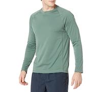 Amazon Essentials Herren Langärmeliges, Schnell Trocknendes Bade-T-Shirt, Grün, L