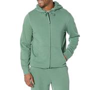 Amazon Essentials Herren Langärmliger French-Terry-Hoodie mit durchgehendem Reißverschluss (erhältlich in den Größen Big & Tall), Salbeigrün, XS