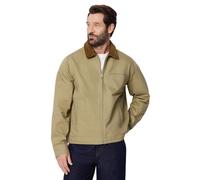 Amazon Essentials Herren Relaxed Fit Utility Jeansjacke mit Reißverschluss