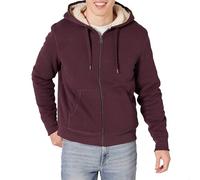 Amazon Essentials Herren Teddy Jacke Sherpa-Futter mit Hoodie