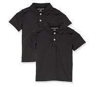 Amazon Essentials Jungen Kurzärmlige Active Performance Poloshirts, 2-Pack