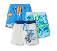 Amazon Essentials Jungen Shorts aus French-Terry-Strick, 3er-Pack, Batman, 8 Jahre