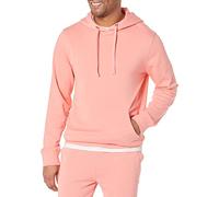 Amazon Essentials Leichter Langarm-Kapuzenpullover für Herren, French Terry, Pfirsich, Größe L
