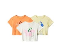 Amazon Essentials Mädchen Disney Mädchen T-Shirt-Sets, 3er-Pack, Moana Adventure, Medium