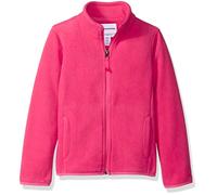Amazon Essentials Mädchen Polar-Fleecejacke mit durchgehendem Reißverschluss und Stehkragen, Rosa, 6-7 Jahre
