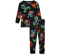 Amazon Essentials Marvel Jungen Eng Anliegende Schlafanzugsets, 2-Teilig, Marvel Avengers - Baby And Kids, 6-7 Jahre