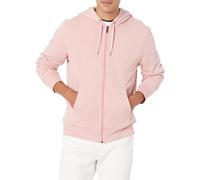 Amazon Essentials Men's Full-Zip Hooded Fleece Sweatshirt, Pink, Large