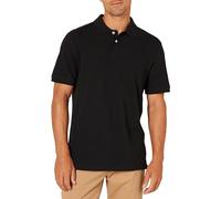 Amazon Essentials Men's Slim-Fit Cotton Pique Polo Shirt, Black, XX-Large