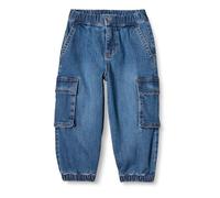 Amazon Essentials Stretch-Denim-Cargo-Jeans für Jungen, Indigo, Größe XL