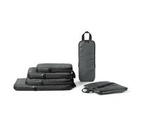 Amazon Essentials Ultraleichte Kompressions-Packwürfel mit Reißverschluss, 6er-Set, Grau