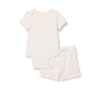 Amazon Essentials Unisex Baby Set aus Body und Shorts, Elfenbein, 0 Monate