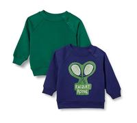 Amazon Essentials Unisex Baby und Kinder French Terry Sweatshirts Mit Rundhalsausschnitt, 2er-Pack
