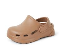 Amazon Essentials Unisex Kids Kids Garden Clogs, Tan, 5 Big Kid