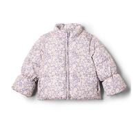 Amazon Essentials x Sofia Grainge Baby Mädchen Steppjacke aus Taft, Blau Elfenbein Zart Blumig, 12 Monate