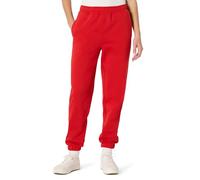Amazon Essentials x Sofia Grainge Damen Hochtaillierte Jogger im Relaxed Fit, Rot, M