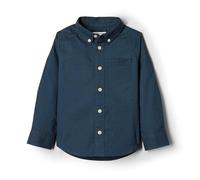 Amazon Essentials x Sofia Grainge Jungen Elastisches Oxford-Hemd mit Kragen, Dunkles Marineblau, 2 Jahre