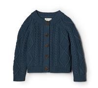 Amazon Essentials x Sofia Grainge Unisex Baby Fischer-Strickjacke Pullover, Dunkles Marineblau, 24 Monate