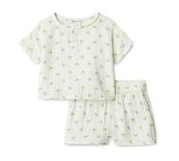 Amazon Essentials x Sofia Grainge Unisex Baby Spielset aus Baumwollgaze: Hemd und Shorts, Elfenbeinfarbene Zitrone, 18 Monate