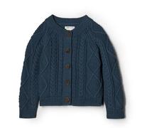 Amazon Essentials x Sofia Grainge Unisex Kinder Fischer-Strickjacke Pullover, Dunkles Marineblau, 4 Jahre