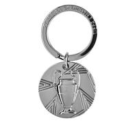 AMBALCOM, UEFA Champions League Replika Schlüsselanhänger - Mini-Trophäen-Replik, Rundes Metall-Design, Offizieller Fanartikel