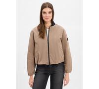 Winterjacke AMBER & JUNE "Amber & June Damen Winterjacke mit Kragen", Damen, Gr. 44, braun, Obermaterial: 100% Polyester. Besatz: 100% Polyester. Futter: 100% Polyester., sportlich, lässig geschnitten