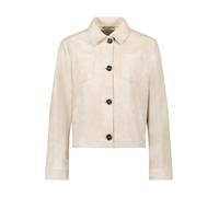 Amber & June Regular Fit Jacke in Leder-Optik in Beige, Größe 38