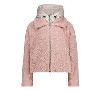 Plüschjacke AMBER & JUNE "Damen mit abnehmbarem Westenteil", Damen, Gr. 42, natur, Plüsch, Obermaterial: 100% Polyester. Futter: 100% Polyester, lässig geschnitten, Jacken (54400361-42) natur