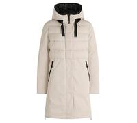 Winterjacke AMBER & JUNE "Damen Kunstdaune", Damen, Gr. 44, beige, Obermaterial: 100% Polyester; Besatz: 100% Polyamid; Futter: 100% Polyamid; Füllung: 100% Polyester; Ärmelfutter: 100% Polyester, ger
