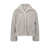 AMBER & JUNE - Plüschjacke light stone - Gr. - 36