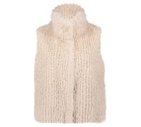 AMBER & JUNE - Plüschweste grau - Gr. - 38