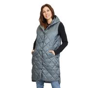 AMBER & JUNE Steppweste in Grau - Größe 36 | Damenjacken