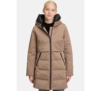 Amber & June Daunenmantel Damen taupe, 42