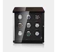 AMBIENTE 9 Piece Watch Winder - Makassar Black